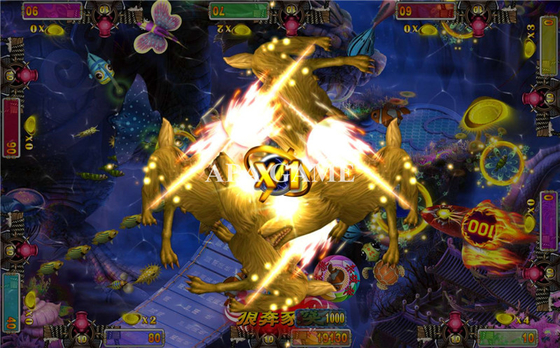 Jackpot Machine  Games Wolf King Fishing Machines Taiwan Arcade Shooting Game