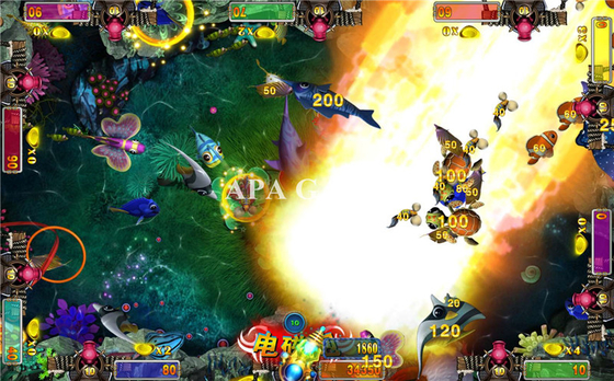 Jackpot Machine  Games Wolf King Fishing Machines Taiwan Arcade Shooting Game