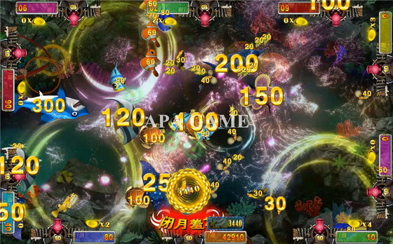 Jackpot Machine  Games Wolf King Fishing Machines Taiwan Arcade Shooting Game