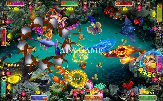 Jackpot Machine  Games Wolf King Fishing Machines Taiwan Arcade Shooting Game