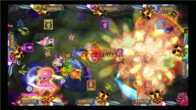 Vgame Golden Dragon King Skilled Fish Game Table Fishing Hunter  Shooting Fish Game Software