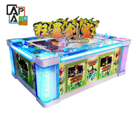 Fish Table Game Machine Video Game Software Rage Sword Shark Fish Game 3/4/6/8/10 Players Fish Gaming Arcade