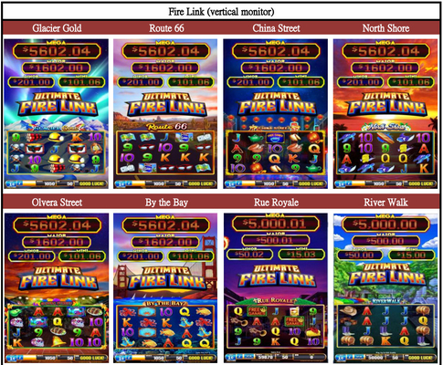 Slot Game Board New Design Fire Link Game Machine North Shore