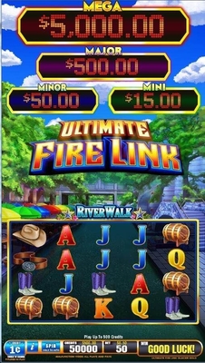 Fire Link Board Kit River Walk Software Slot Game Table Machine For Sale