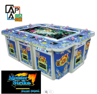 Monster Strike Fish Hunter Arcade Game Machine For 8 Or 10 Player