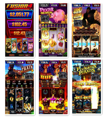 19 lines vertical slot touch screen Fusion 4 5Games in 1   Game Machine