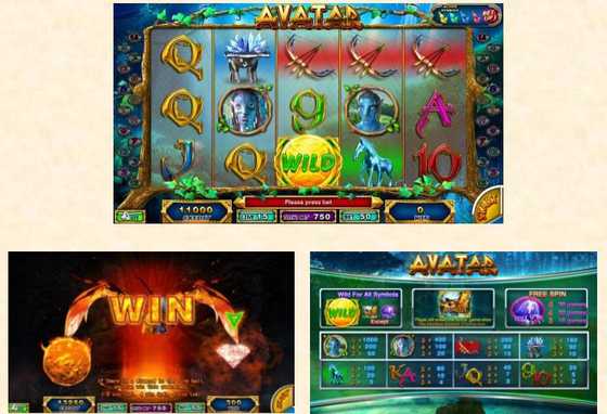 Avatar Slot Game Table Skill  Game Customized Touch Screen Motherboard