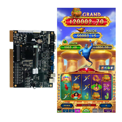 Touch screen 19 lines  machine Aladdin Lamp  slot game baord for sale