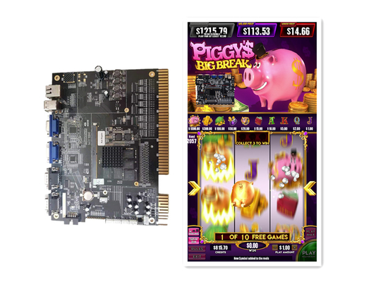 Fusion 4 Slot  Game Boards  Game Machine Piggy's Big Break Multiple Games Board