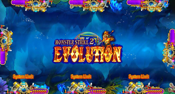 Amazing Coin Operated Games Arcade Monster Strike 2 Evolution Fish Game Table Fishing Hunter  Game Software
