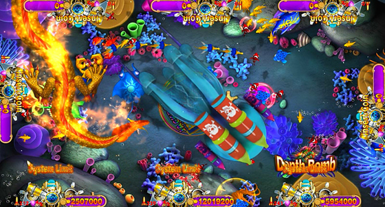 Amazing Coin Operated Games Arcade Monster Strike 2 Evolution Fish Game Table Fishing Hunter  Game Software