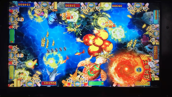Arcade Games Machines Fire Lion King Fish Game Table Fishing Hunter  Arcade Machine Coin Operated Games Software