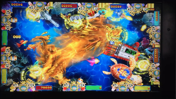 Arcade Games Machines Fire Lion King Fish Game Table Fishing Hunter  Arcade Machine Coin Operated Games Software