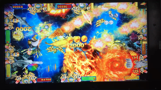 Arcade Games Machines Fire Lion King Fish Game Table Fishing Hunter  Arcade Machine Coin Operated Games Software