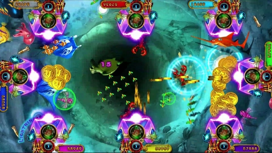 TOP Quality Customized  Entertainment Game Software Crab Avengers Fishing Game Table Machine