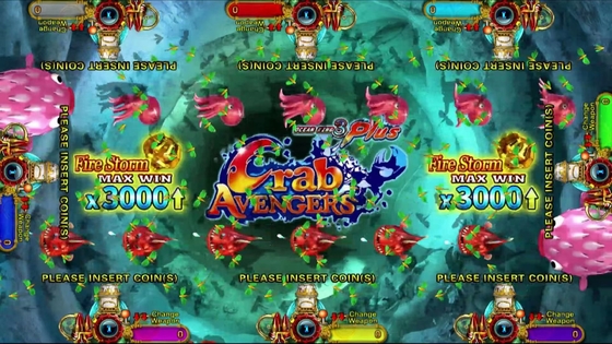 TOP Quality Customized  Entertainment Game Software Crab Avengers Fishing Game Table Machine