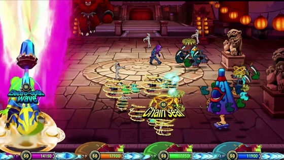 Wholesale Famous Magical IGS Ocean King Game Halloween Shooting Fish Game Machine  Table For Sale