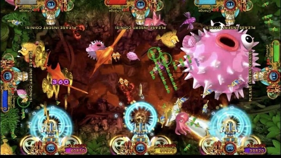 High Definition One Of Most Famous  Games Kingkong Rampage Fish Hunter Machine  Table For Sale