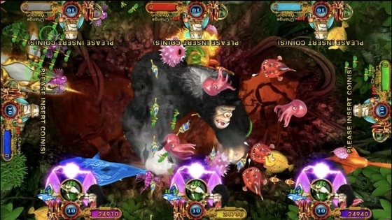 High Definition One Of Most Famous  Games Kingkong Rampage Fish Hunter Machine  Table For Sale