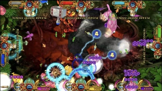 High Definition One Of Most Famous  Games Kingkong Rampage Fish Hunter Machine  Table For Sale