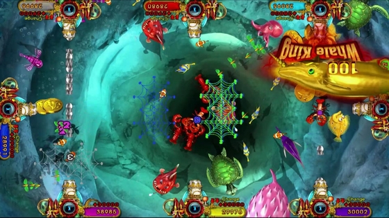 English and Chinese Version IGS Ocean King Series Turtle’s Rage  Arcade Video Fish Game Cabinet