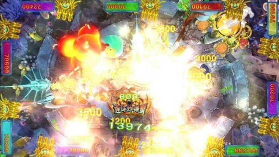 Hot Sale Fish Game Machine For Amusement Software Mermaid 2 Fishing Hunter Customized  Table Cabinet