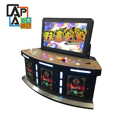 China Manufacture Raging Sword Shark Game Software 4P Fish Shooting Arcade  Table