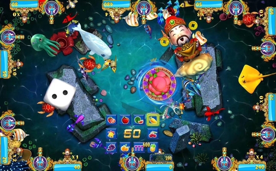 Cheats  Cabinet Games Leopard King Fishing Metal Video Table Earn Money Jackpot Fish Shooting Table Machine