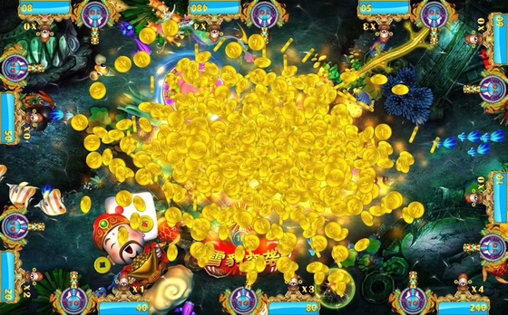 Cheats  Cabinet Games Leopard King Fishing Metal Video Table Earn Money Jackpot Fish Shooting Table Machine