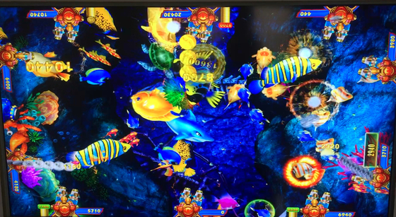 High Holding Fishing Software King of Tiger Fish Game Table Machine Cabinet For 