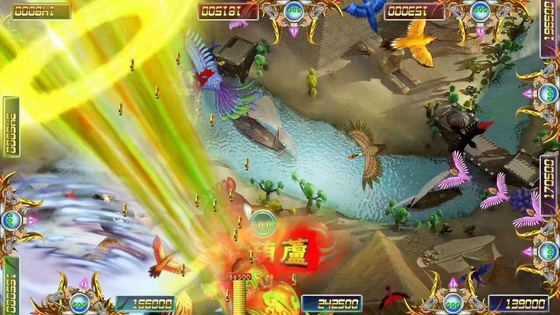 3/4/6/8/10 Players Fish Game Cabinet Interested New Software Fury Bird Fishing Games Table  Machine For Sale