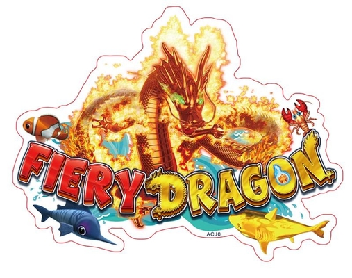 3/4/6/8/10 Players Simple Upright Fish Game Table Fiery Dragon  Machine Newest Luxury Cabinet
