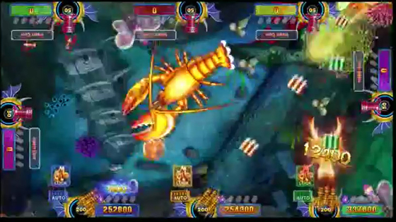 3/4/6/8/10 Players Simple Upright Fish Game Table Fiery Dragon  Machine Newest Luxury Cabinet