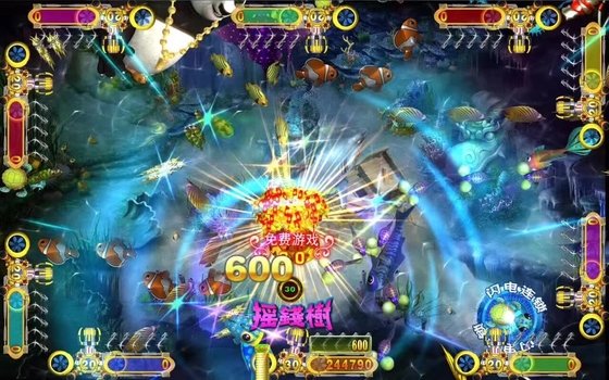 Arcade Fish Shooting Games Kongfu Panda Fishing Catch Game  Software Kits For Gaming Table Machine