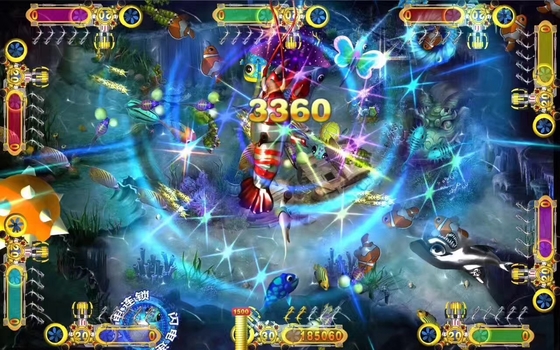 Arcade Fish Shooting Games Kongfu Panda Fishing Catch Game  Software Kits For Gaming Table Machine