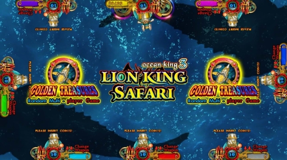 Lion King Safari Fishing Machine Arcade Fish Shooting Game Board Software Kits For  Gaming Table
