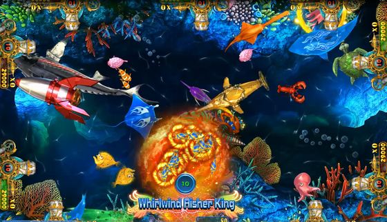 Monster Strike Game Machine Arcade Fish Shooting Games Electric Game Board Simulator Software Kits