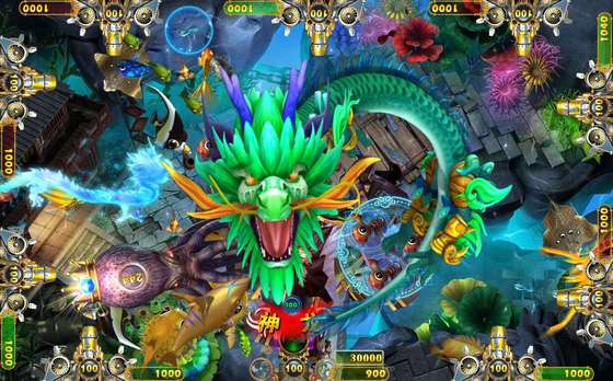 2021 High Profitable Win Money  Fishing Game Chopping Six Will Arcade Fish Shooting Games Board Kits For Sale