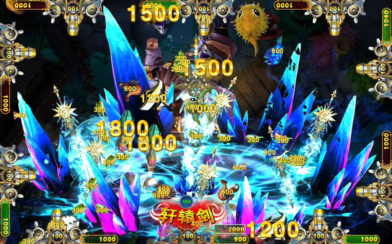 2021 High Profitable Win Money  Fishing Game Chopping Six Will Arcade Fish Shooting Games Board Kits For Sale