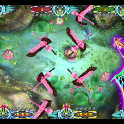 High Quality Customized  Entertainment Upright Fishing Game Dragon VS Phoenix Arcade Shooting Games Board Software