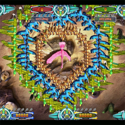 High Quality Customized  Entertainment Upright Fishing Game Dragon VS Phoenix Arcade Shooting Games Board Software