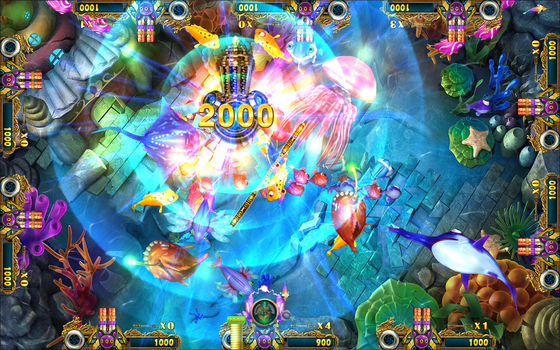 55/86/98 inch Monitor USA  Video Machine Kongfu Warriors Arcade Fish Shooting Hunter Games Board Kits