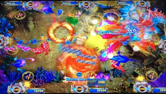  Fishing Game Machine Leopard Strike 3/4/6/8/10 Players Arcade Fish Shooting Games Software Board Kits For Sale