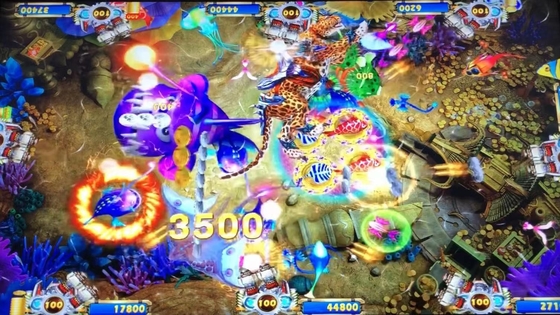  Fishing Game Machine Leopard Strike 3/4/6/8/10 Players Arcade Fish Shooting Games Software Board Kits For Sale
