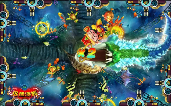 Wholesale Arcade Fish Shooting Games Panda Fishing Game Board Software For   Table Machine