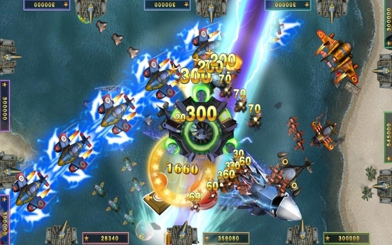 3/4/6/8/10 Players Fishing Game Board Thunder Wings   Machine Fish Shooting Hunter Software Kits