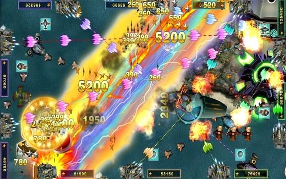 3/4/6/8/10 Players Fishing Game Board Thunder Wings   Machine Fish Shooting Hunter Software Kits