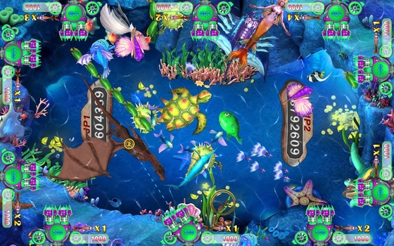Fishing Master High Quality 3/4/6/8/10 Players  Arcade Fish Shooting Games  Hunter Skilled Game Board Kits