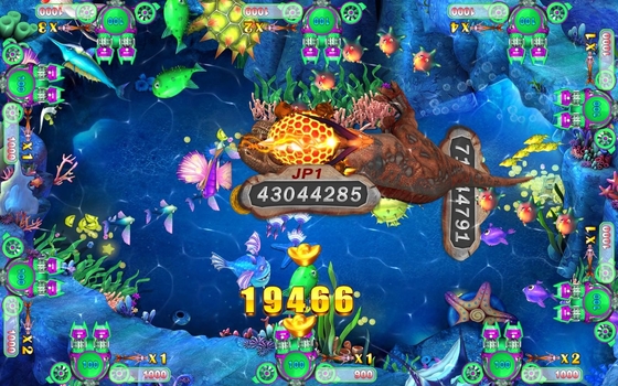Fishing Master High Quality 3/4/6/8/10 Players  Arcade Fish Shooting Games  Hunter Skilled Game Board Kits