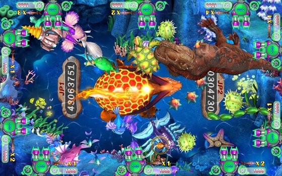 Fishing Master High Quality 3/4/6/8/10 Players  Arcade Fish Shooting Games  Hunter Skilled Game Board Kits